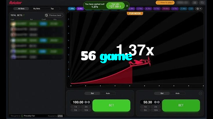 56 game casino presented on mobile device in Pakistan with slots and live games